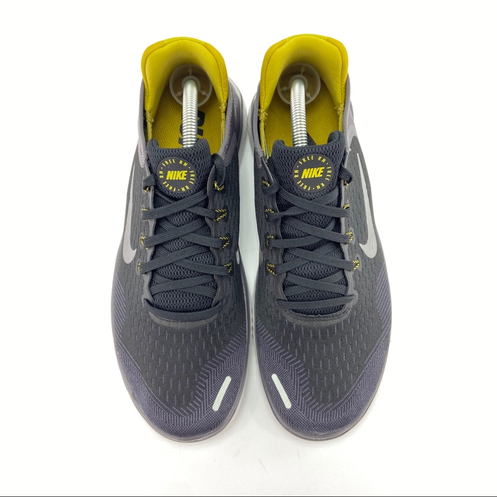 Nike Men's Free RN 2018 Black Running Shoes - Picture 8 of 10